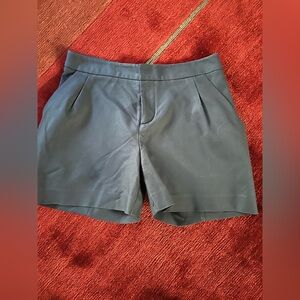 Black  Waisted Women's Dress Cotton Shorts